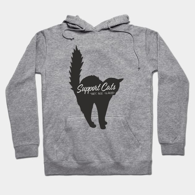 Support Scared Cats Hoodie by MostlySour